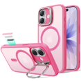 thumbnail image 1 of Funda ESR para iPhone 17 con soporte Stash MagSafe color rosa, 1 of 9