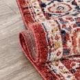 thumbnail image 4 of Well Woven Topkapi Novara Medallion Oriental Red Vintage Distressed 2'3" x 7'3" Runner Area Rug, 4 of 8