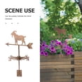 thumbnail image 2 of Miangastore Goat Decor Weathervane Durable Construction 1Set 13X12.6X12.6In, 2 of 8