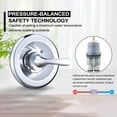 thumbnail image 3 of YIGSECU Recessed Shower Valves Trim Kits Easy install Shower Valves Hardware Shower Switches Control Valves Tap Accessories, 3 of 9
