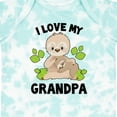 thumbnail image 4 of Inktastic Cute Sloth I Love My Grandpa with Green Leaves Boys or Girls Baby Bodysuit, 4 of 5