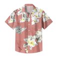 thumbnail image 4 of Yiaimeir Men's Vintage Hawaiian Shirt Short Sleeve Summer Beach Shirt Men Clothing,Size M-4XL, 4 of 5