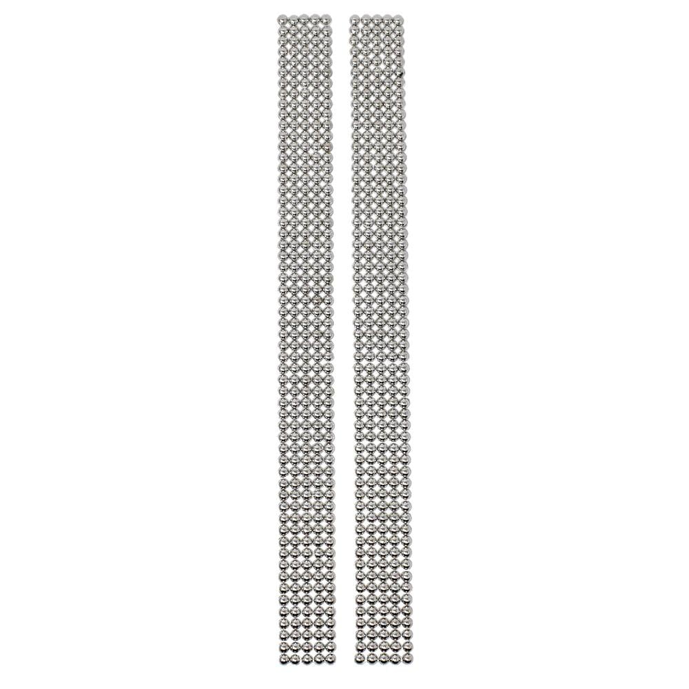Rhinestone Gems Sticker Strips, Clear, 1/4-Inch, 17-Count