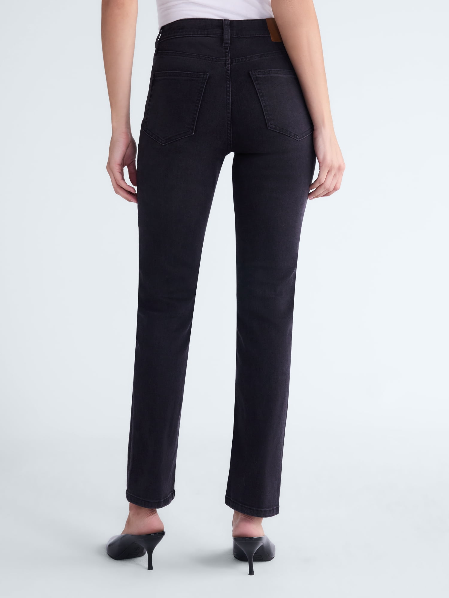 Scoop Women’s High Rise Pencil Jeans, 30'' Inseam, Sizes 0-20