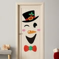 thumbnail image 6 of Firm cloth Cartoon sticker snowman for Home window door and Theme party decor, 6 of 8
