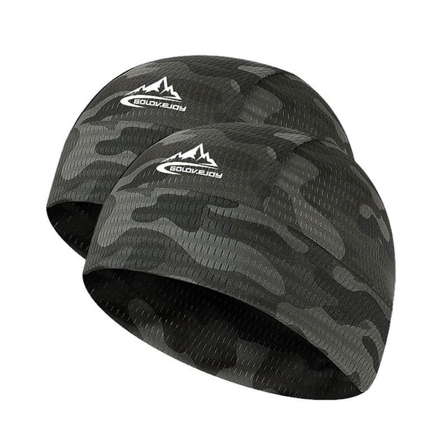 2 Pcs Bonnet de Cyclisme Séchage Rapide Doublure de Casque de Moto Été Anti-Transpiration