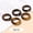 10PCS (Random Pick), variant on 6mm Natural Crystal Chalcedony Gemstone Ring Men Women Finger Circle Round Ring