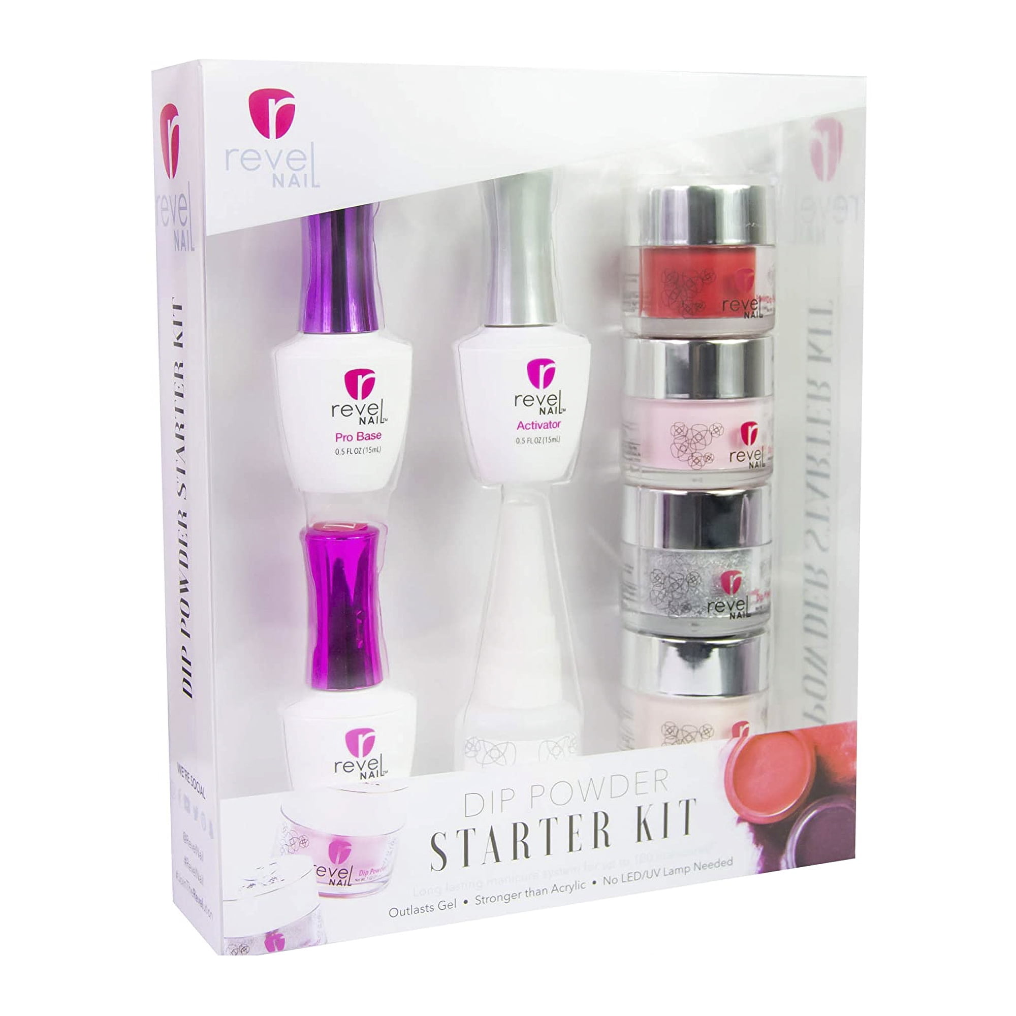 Buy Revel Nail One Dip Wonders 4 Color Dip Powder Starter Kit w