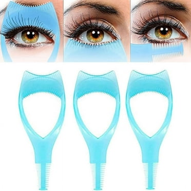 Eyelashes Tools Mascara Shield Applicator ,Eyelash Tool Upper Lower Eye Lash Mascara Guard Applicator Blue