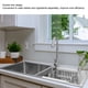thumbnail image 4 of Fregadero De Acero Inoxidable, Fregadero De Cocina De Doble Cuenco De Fácil Instalación Y Gran Espacio Para Cocina, 4 of 7