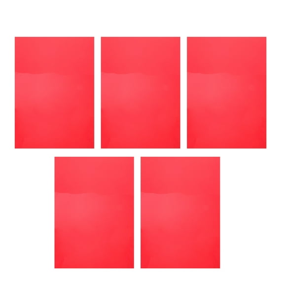 Raindrops 5 Sheets Color Correction Light Filter Transparency Film Sheets Photography Supplies