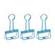 thumbnail image 4 of 50 clips huecos para carpetas de papel de metal para documentos, informes de prueba, color azul, 4 of 9