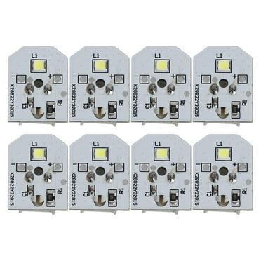 8PCS Refrigerator LED Light Replacement Compatible with WR55X11132 WR55X25754 3033142 for GE Models