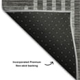 thumbnail image 5 of Addison Rugs Mayfield Premium Machine Washable Transitional Circles Charcoal Rectangle Rug, 9' x 12', 5 of 6