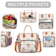 thumbnail image 2 of Large Cooler Bag Insulated Bags for Working Women,Waterproof Cooler Tote with MultiPockets for Adult,Insulated Lunch Box for Beach,Picnic,Work,Marine Adorable Crab, 2 of 7