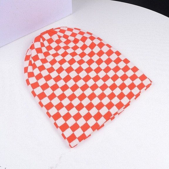 CoCopeanut Knitted Hat Winter Hat for Women Skullies Beanies Lattice Design Beanie Gorros Bonnet Warm Baggy Soft Thick Brimless Women's Hat