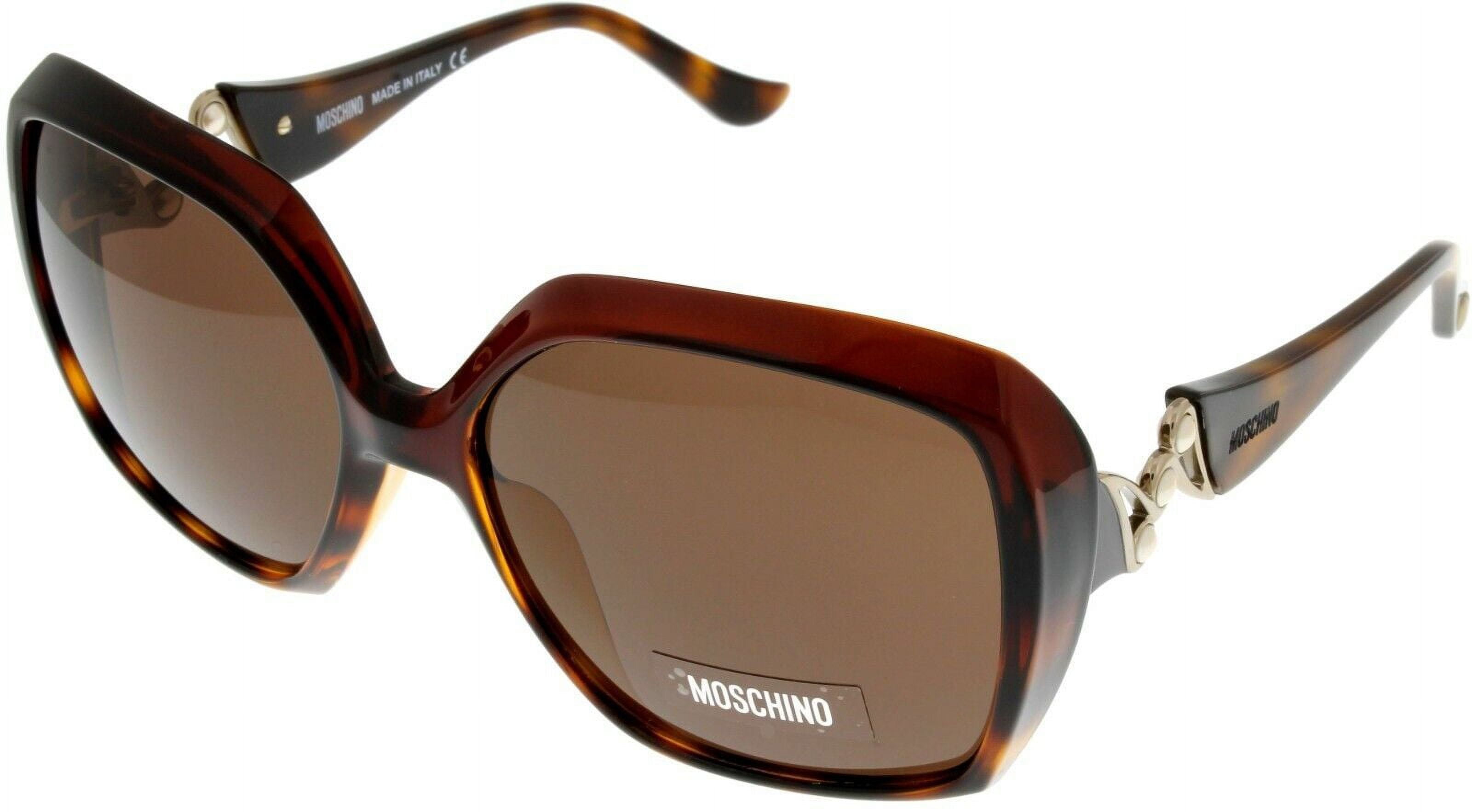 Moschino ハタフライフレムサンクラス MOS086GS 010 Moschino Women's Sunglasses Havana Metal Full Rim Cat Eye