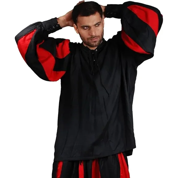 ThePirateDressing Medieval Poet Pirate Shirt | European Renaissance Costume Top