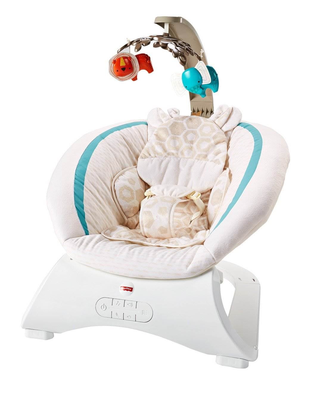 soothing savanna deluxe bouncer