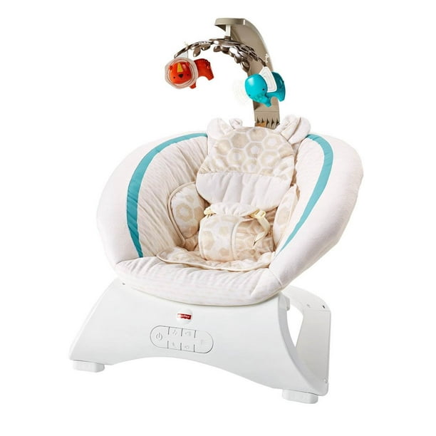 Fisher price deluxe bouncer soothing savanna sales