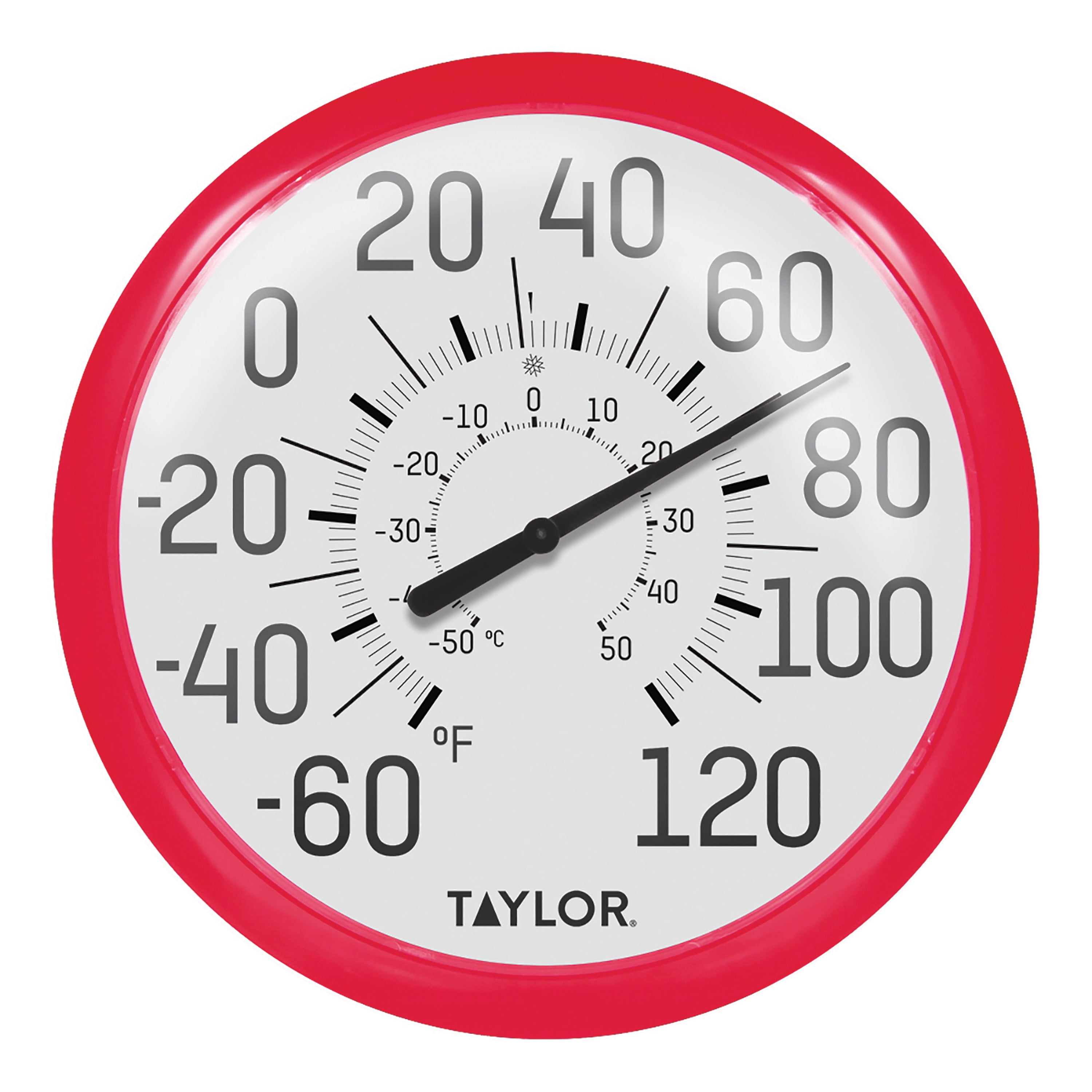 Quantity 1 Taylor Precision Products 5159 5-1/4-Inch Diameter Outdoor Thermometer 