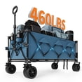 thumbnail image 2 of Chariot Utilitaire Pliable Robuste Roues Tout-Terrain pour Jardin Camping, 2 of 14