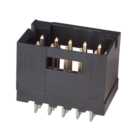 Pack of 10 5-103168-3 Connector Shrouded Header HDR 10 POS 2.54mm Solder ST Thru-Hole, Tray, RoHS