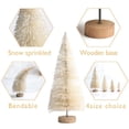 thumbnail image 3 of Desktop Miniature Pine Tree Tabletop Christmas Tree Small Pine Tree Decor Christmas Tree Toppers,8PCS/1Set, 3 of 4