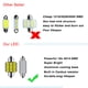 thumbnail image 3 of Riwesomey 6 unids/set de luz de lectura Interior de coche de aleación de aluminio, placa de matrícula Universal, disipación de calor, accesorios de Bombillas para automóviles Riwesomey VI017574-00B, 3 of 6