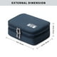 thumbnail image 2 of Bolsa organizadora de cables de viaje mygreen, organizador electrónico, 2 of 7