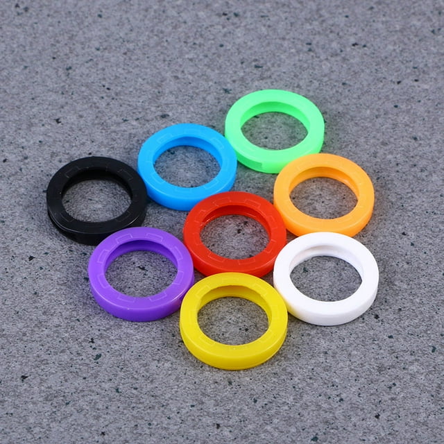 Phenofice 50Set Colorful Key Protectors Key Cover Caps Assorted Color for Adults Daily Use