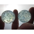 thumbnail image 3 of Set of 2 Snowflake 35mm Boulder Glitter Shooter Solid Glass Marbles, 3 of 3