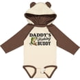 thumbnail image 3 of Inktastic Daddy's Fishing Buddy Boys Long Sleeve Baby Bodysuit, 3 of 5