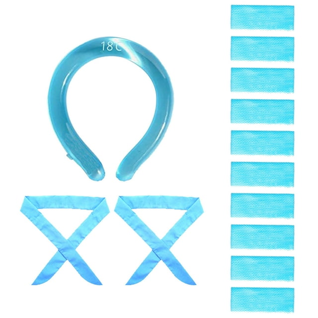 Ensemble de Gel Bandana Rafraîchissant Pack de Glace Temps Chaud Gel Refroidissant Bandeaux de Cou pour Extrêmement
