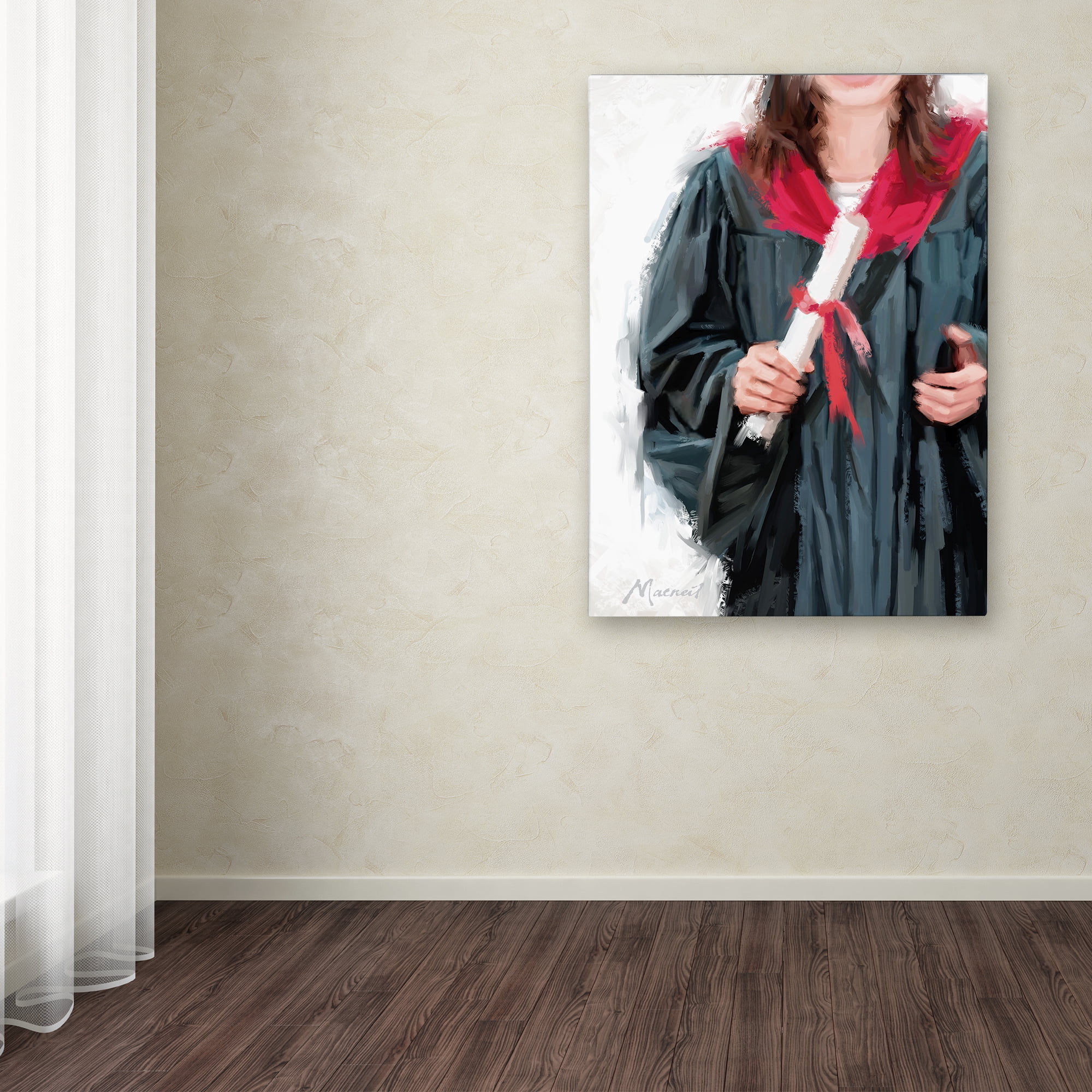 Trademark Fine Art 'Graduation Female' Canvas Art by The Macneil Studio