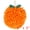 Orange, variant on Unique Bargains Cute Cartoon Chenille Decorative Hand Towels for Bathroom Red 10" x 6"