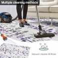 thumbnail image 5 of Purple Grey Botanical Outdoor Rug for Patio/Deck/Porch, Non-Slip Large Area Rug 4 x 6 Ft, Spring Floral Summer Farmhouse Indoor Outdoor Rugs Washable Area Rugs, Reversible Camping Rug Carpet Runner, 5 of 8