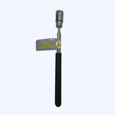 Telescoping Magnetic Flashlight Pickup Tool, Black