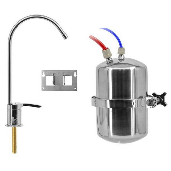 Multipure AquaVersa MP750SB below-sink drinking water system with faucet