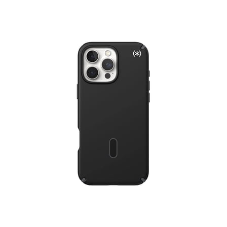 Speck Presidio 2 Pro - Back cover for cell phone - with clicklock - MagSafe compatibility - plastic - black, slate gray - for Apple iPhone 16 Pro Max