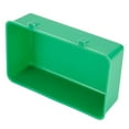 thumbnail image 3 of Wuweikeji 2 pcs Bird Bath Tub for Parakeets, Hanging Cage Water Bowl, Plastic Pet Feeder for Parrots, 4.72x2.95x1.38 inch, Multipurpose Food and Bathing Container, 3 of 12