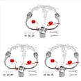 thumbnail image 1 of 3X Estación de Lavado de Ojos, Estaciones de Lavado de Ojos de Emergencia Grifo Montado para Accesorio de - Unidad de Lavado de Ojos Solución de Lavado de Ojos, 1 of 6