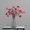 Deep Pink, variant on HAOSHICS 6pcs Artificial Simulation Flower Plants Home Decor Wedding Silk Dried Natural Pressed Flower Vase Spring Jasmine Stamens