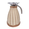 thumbnail image 1 of Luzkey Carafe à Café Thermique en Acier Inoxydable Pichet Isolé Vaisselle de Boisson Réutilisable Couvercle Scellé Distributeur d'Eau Ou de Thé pour Thé Limonade beige, 1 of 8