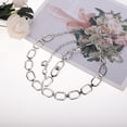 thumbnail image 6 of Unique Bargains 1 Pc Waist Chain Oval Adjustable Waist Cord for Women Silver Tone, 6 of 6