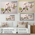 thumbnail image 4 of Designart "Blossom Delight Apple II" Apple Blossom Floater Framed Canvas Art Print, 4 of 7