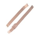 thumbnail image 5 of Correa de reloj de malla de acero inoxidable, accesorio de repuesto de correa de reloj tejida para hombres y mujeres, oro rosa de 0,31 pulgadas, 5 of 5