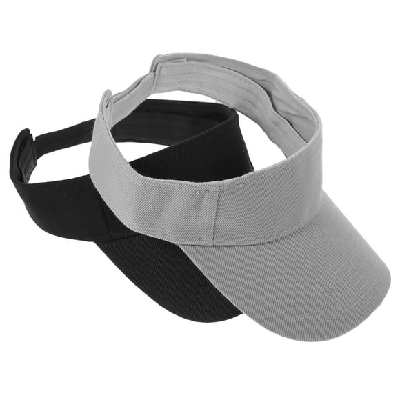 2 piezas Sun Visor Visor Sports Sombrero transpirable Hombres de béisbol Gorra de pelota Bola de pelota suave