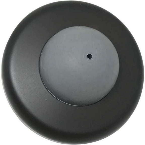 Litepak Door Knob Bumper Rubber Wall Protector Stainless Steel Stopper Prevent Door Handle Damage Shield Walls, 2.5" (Oil Rubbed Bronze, 1 Pack)