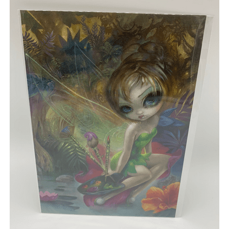 Disney Parks Thinker Bell Postcard Wonderground Gallery New Sealed